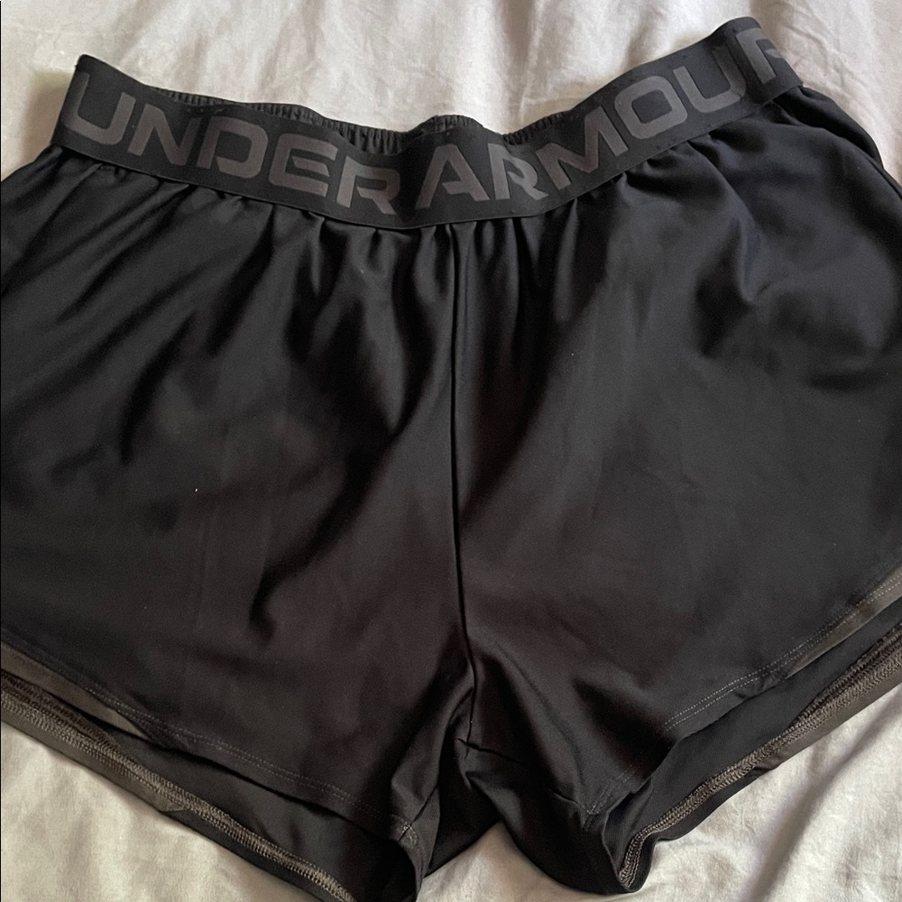 Under Armour Women’s Black Athletic Shorts Size 1X